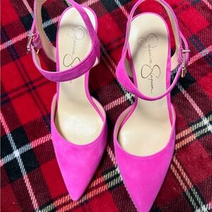 Jessica Simpson Fuchsia Heels
